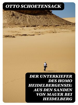 cover image of Der Unterkiefer des Homo Heidelbergensis